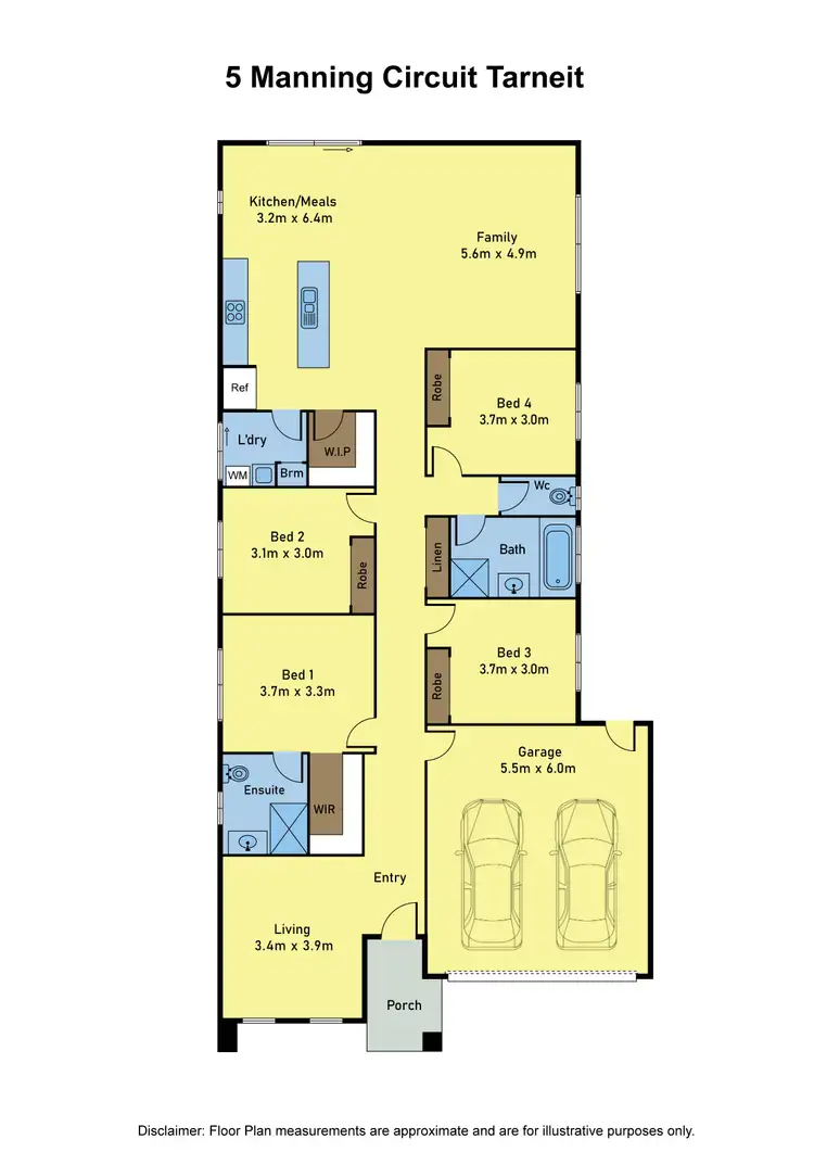 Floorplan of Homely house listing, 5 Manning Circuit, Tarneit VIC 3029