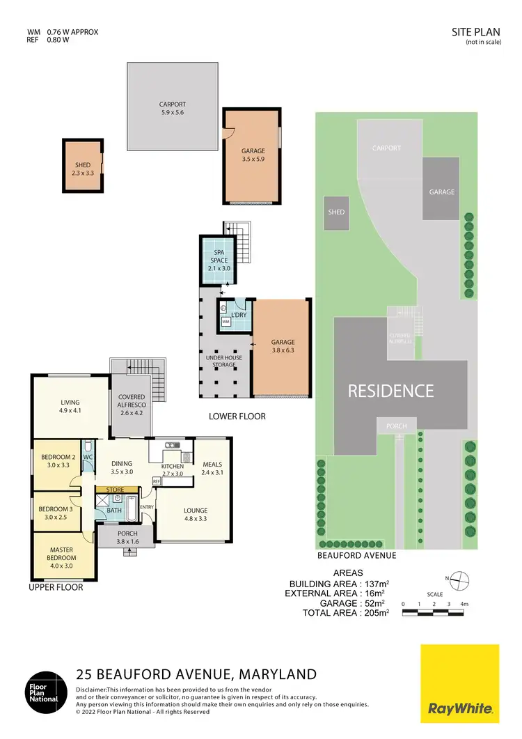 Floorplan of Homely house listing, 25 Beauford Avenue, Maryland NSW 2287