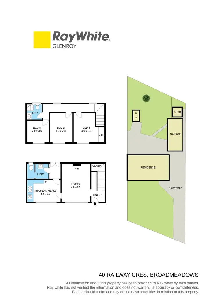 Floorplan of Homely house listing, 40 Railway Crescent, Broadmeadows VIC 3047