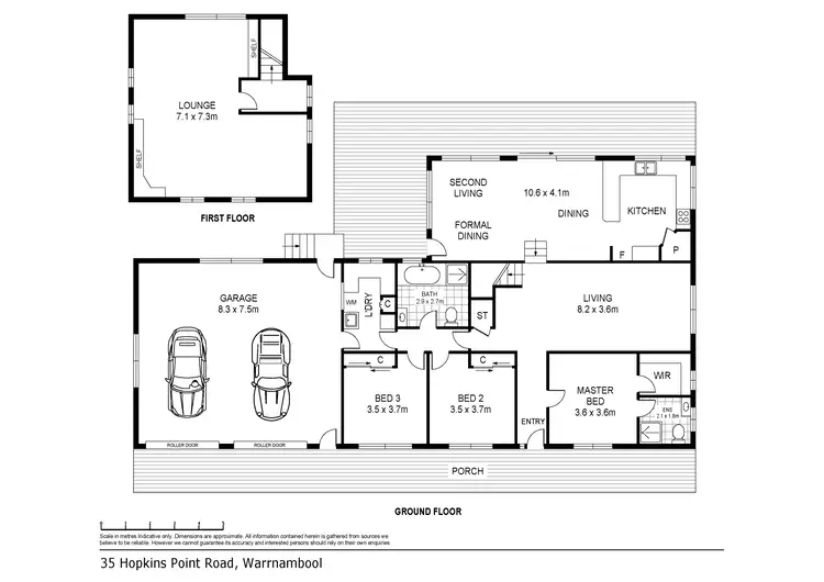 Floorplan of Homely house listing, 35 Hopkins Point Road, Warrnambool VIC 3280