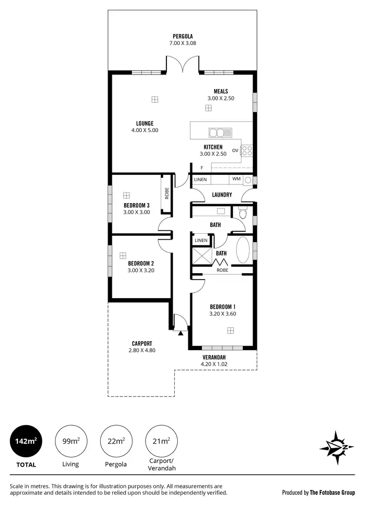 Floorplan of Homely house listing, 2 Marles Court, Brooklyn Park SA 5032