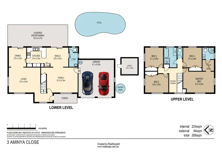 Floorplan of Homely house listing, 3 Aminya Close, The Gap QLD 4061