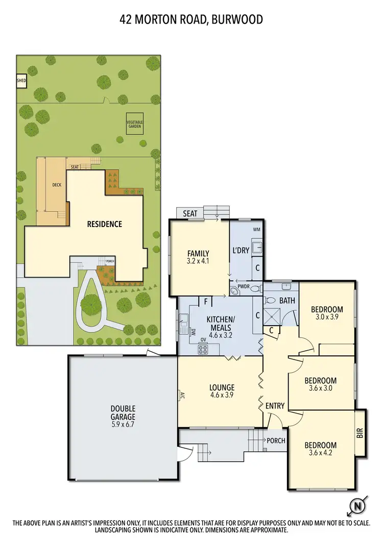 Floorplan of Homely house listing, 42 Morton Road, Burwood VIC 3125
