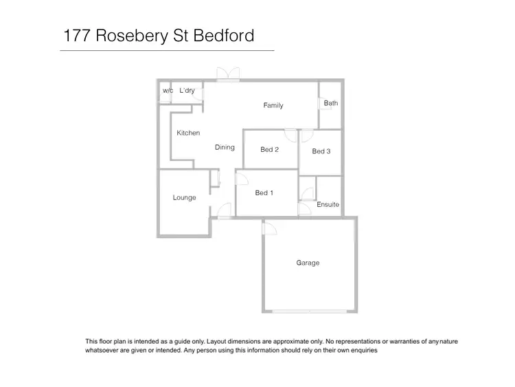 Floorplan of Homely house listing, 177 Rosebery Street, Bedford WA 6052