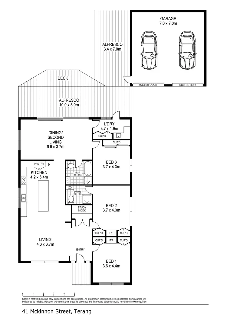 Floorplan of Homely house listing, 41 McKinnon Street, Terang VIC 3264