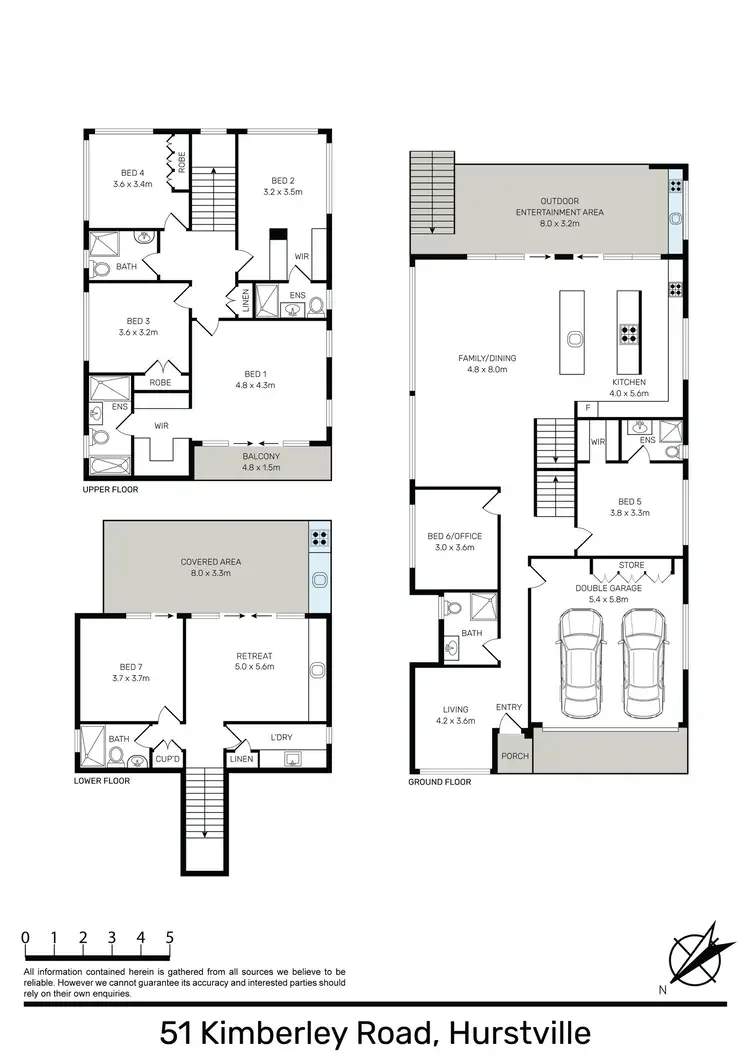 Floorplan of Homely house listing, 51 Kimberley Road, Hurstville NSW 2220