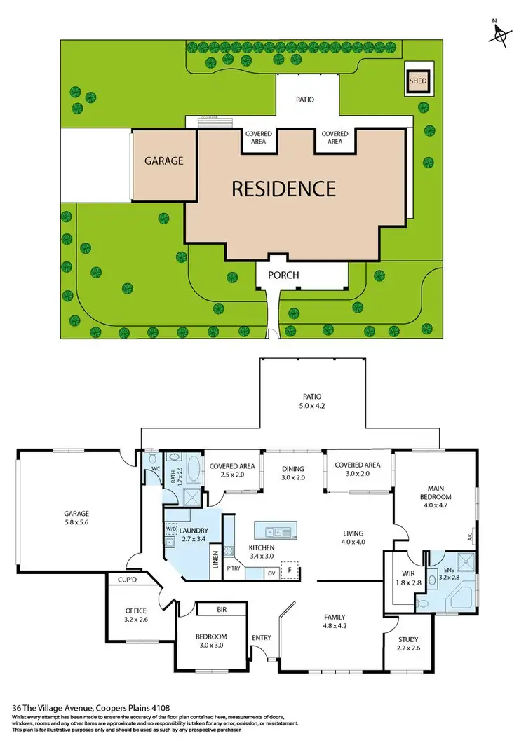 Floorplan of Homely house listing, 36 The Village Avenue, Coopers Plains QLD 4108