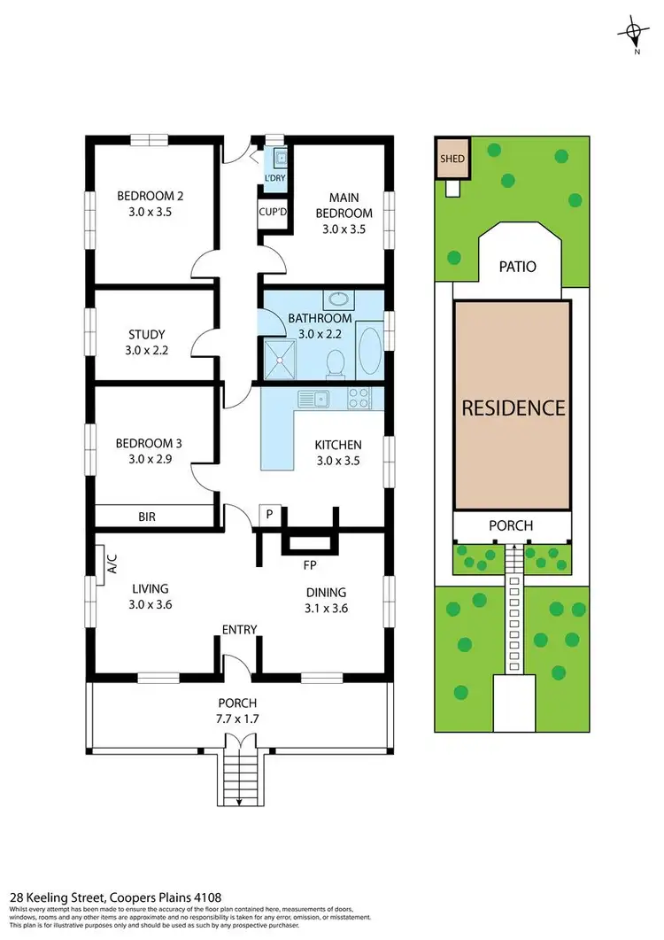 Floorplan of Homely house listing, 28 Keeling Street, Coopers Plains QLD 4108