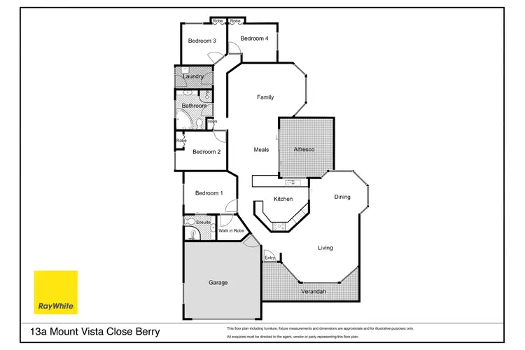 Floorplan of Homely house listing, 13A Mount Vista Close, Berry NSW 2535