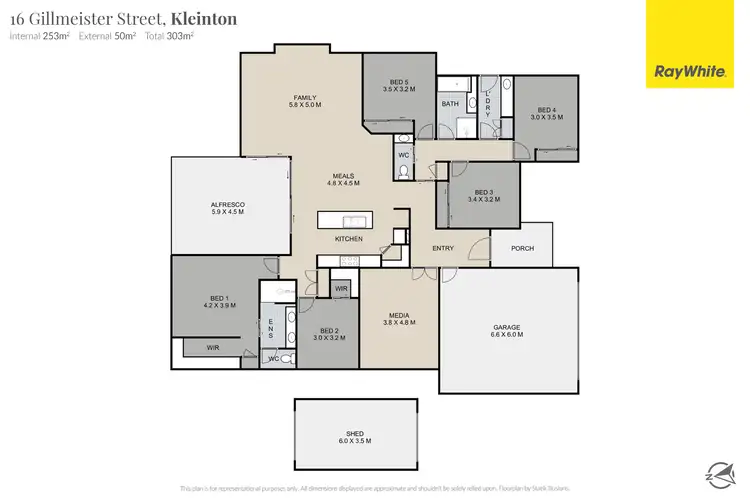 Floorplan of Homely house listing, 16 Gillmeister Street, Kleinton QLD 4352