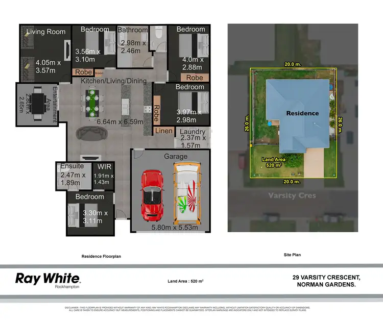 Floorplan of Homely house listing, 29 Varsity Crescent, Norman Gardens QLD 4701