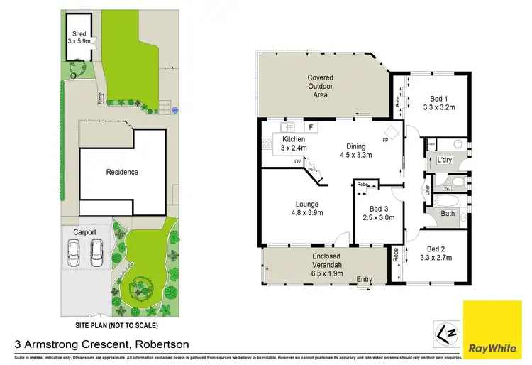 Floorplan of Homely house listing, 3 Armstrong Crescent, Robertson NSW 2577