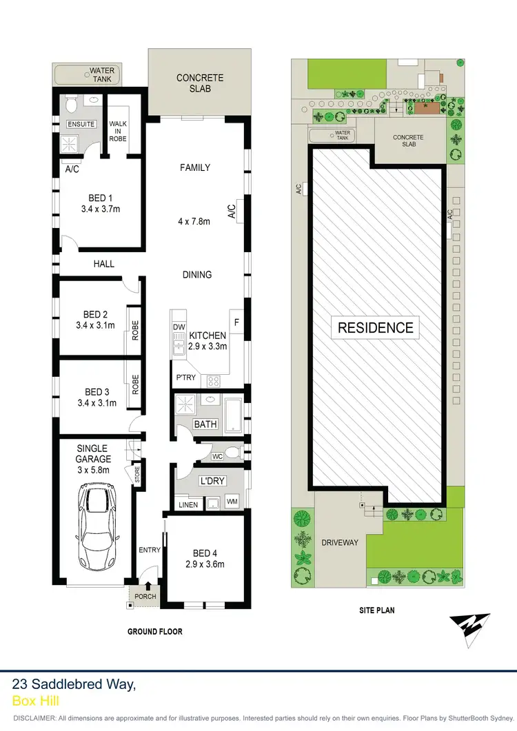 Floorplan of Homely house listing, 23 Saddlebred Way, Box Hill NSW 2765