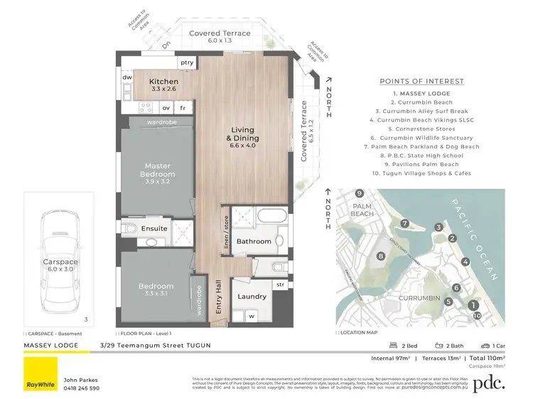 Floorplan of Homely unit listing, 3/29 Teemangum Street, Tugun QLD 4224