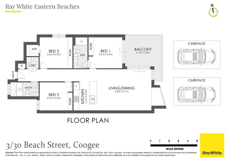 Floorplan of Homely apartment listing, 3/30 Beach Street, Coogee NSW 2034