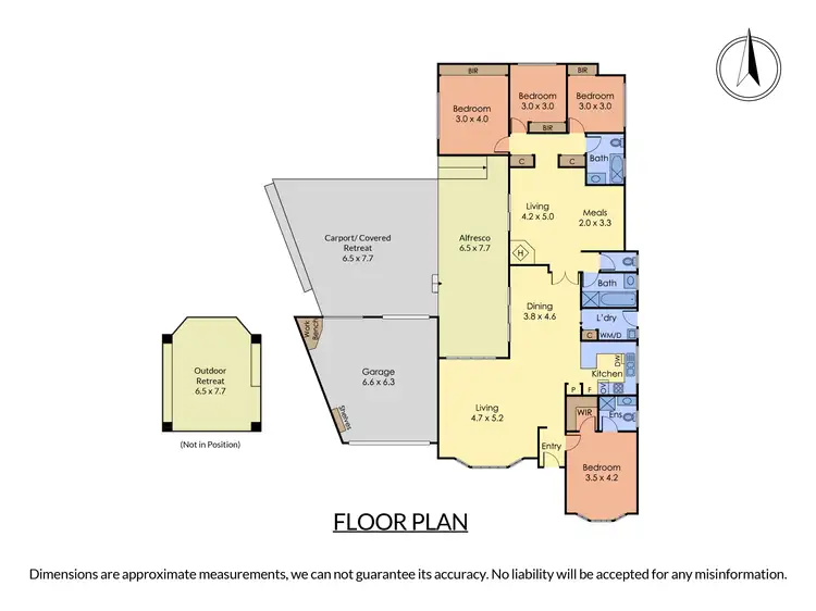 Floorplan of Homely house listing, 14 Stephanie Close, Ferntree Gully VIC 3156