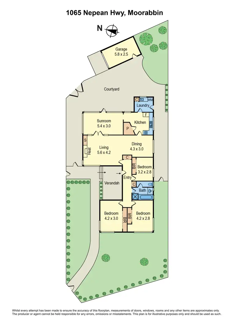 Floorplan of Homely house listing, 1065 Nepean Highway, Moorabbin VIC 3189