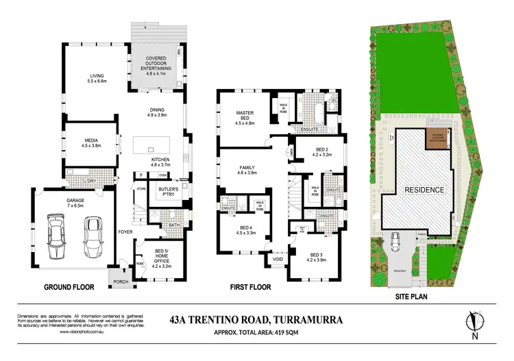 Floorplan of Homely house listing, 43a Trentino Road, Turramurra NSW 2074