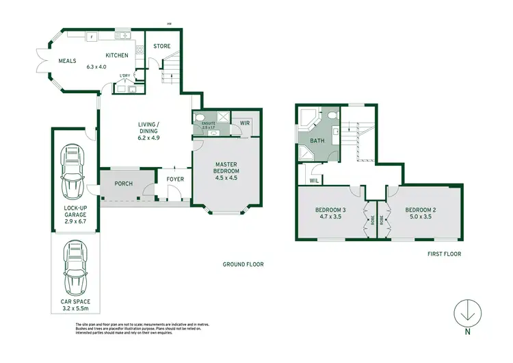 Floorplan of Homely semi-detached listing, 12A Hopkins Place, Turramurra NSW 2074