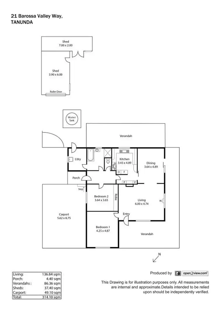 Floorplan of Homely house listing, 21 Barossa Valley Way, Tanunda SA 5352