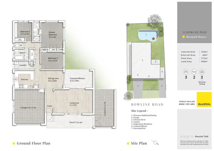 Floorplan of Homely house listing, 12 Bowline Road, Mermaid Waters QLD 4218