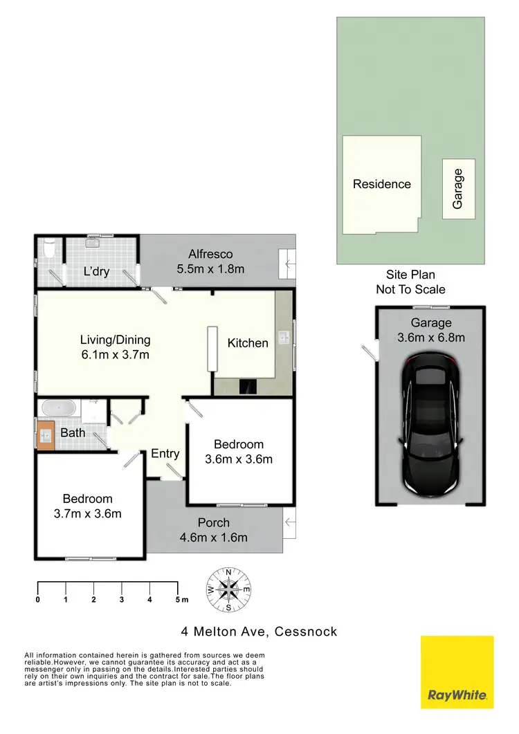 Floorplan of Homely house listing, 4 Melton Avenue, Cessnock NSW 2325