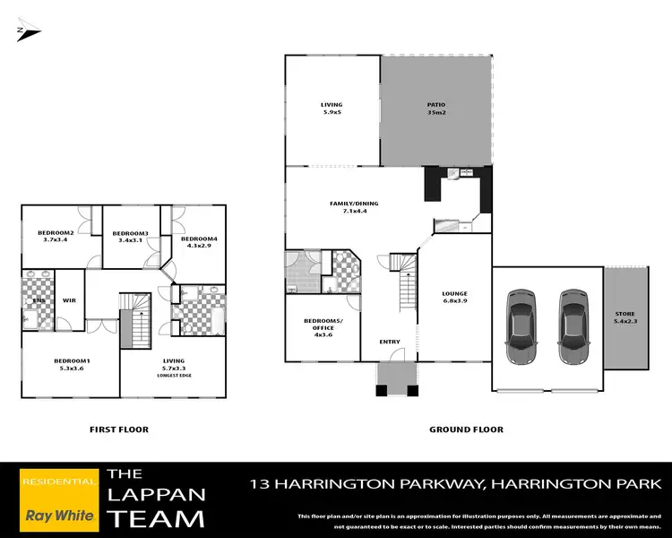 Floorplan of Homely house listing, 13 Harrington Parkway, Harrington Park NSW 2567