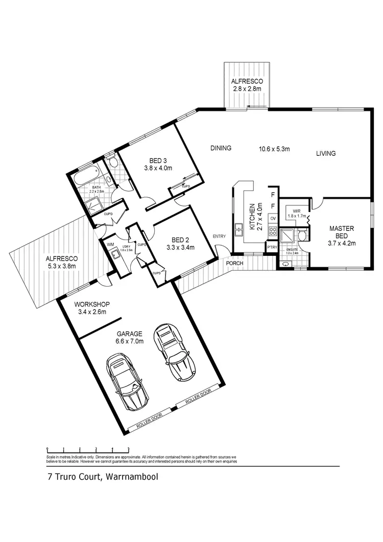 Floorplan of Homely house listing, 7 Truro Court, Warrnambool VIC 3280