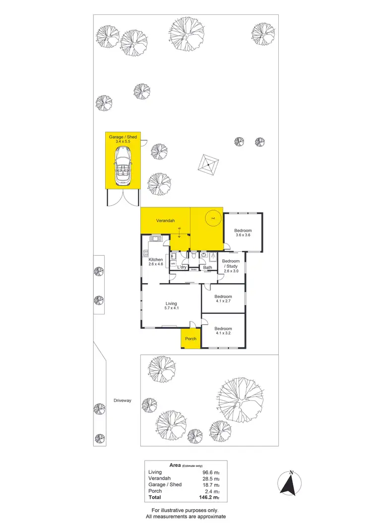Floorplan of Homely house listing, 102 Penang Avenue, Melrose Park SA 5039