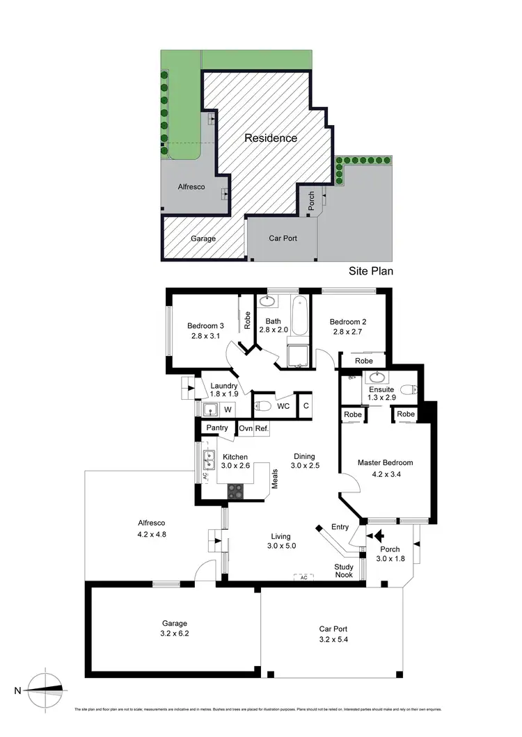 Floorplan of Homely unit listing, 2/11 Wandoo Avenue, Clarinda VIC 3169