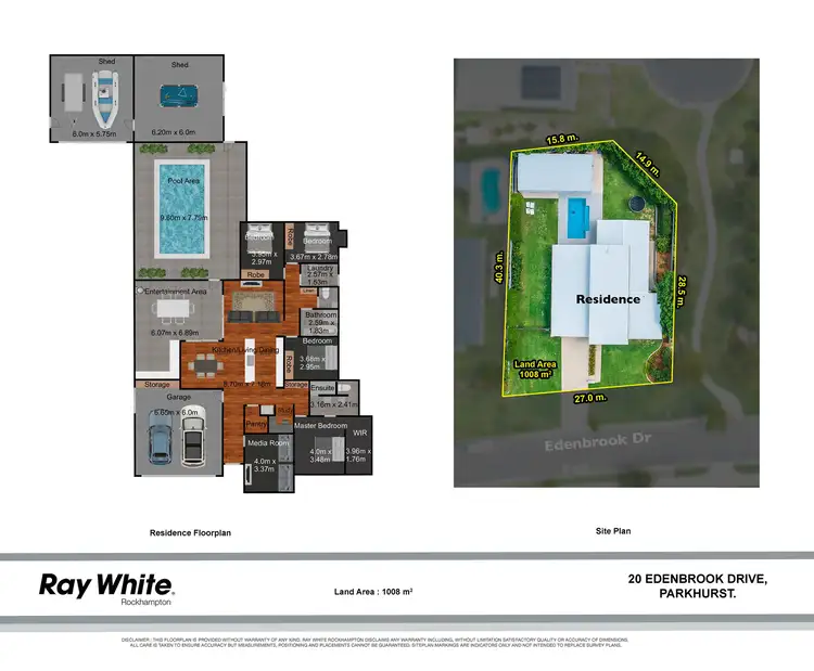 Floorplan of Homely house listing, 20 Edenbrook Drive, Parkhurst QLD 4702