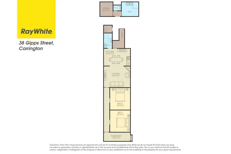 Floorplan of Homely house listing, 38 Gipps Street, Carrington NSW 2294