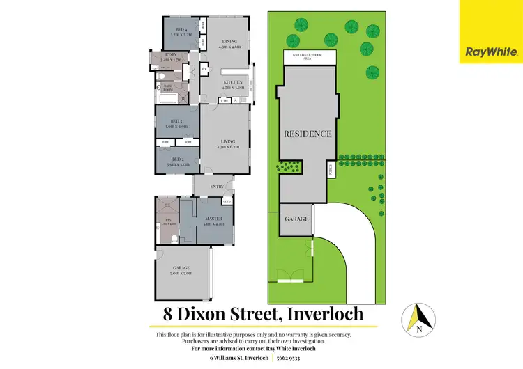 Floorplan of Homely house listing, 8 Dixon Street, Inverloch VIC 3996