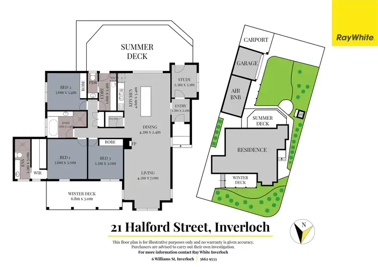 Floorplan of Homely house listing, 21 Halford Street, Inverloch VIC 3996