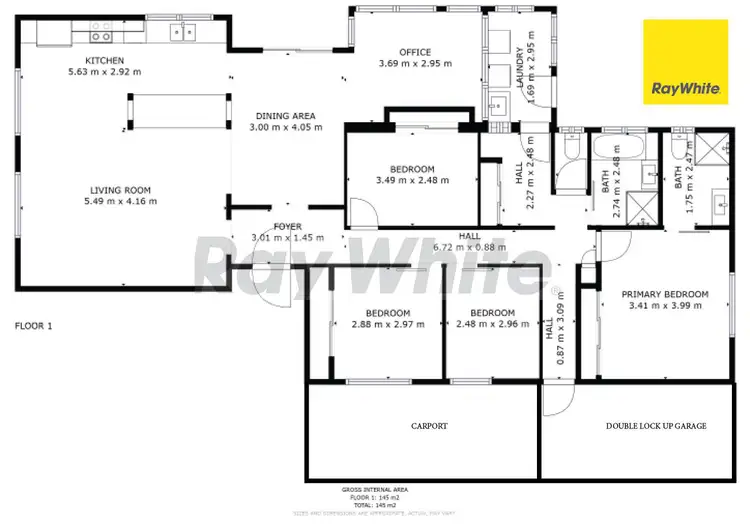 Floorplan of Homely house listing, 20 Nabal Street, Bli Bli QLD 4560
