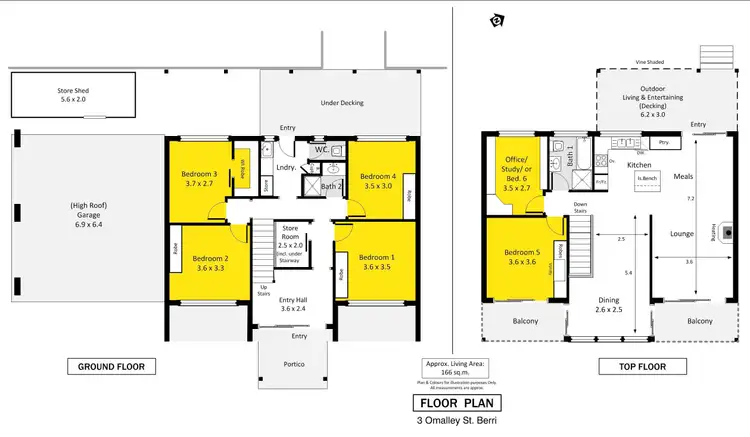 Floorplan of Homely house listing, 3 O'Malley Street, Berri SA 5343