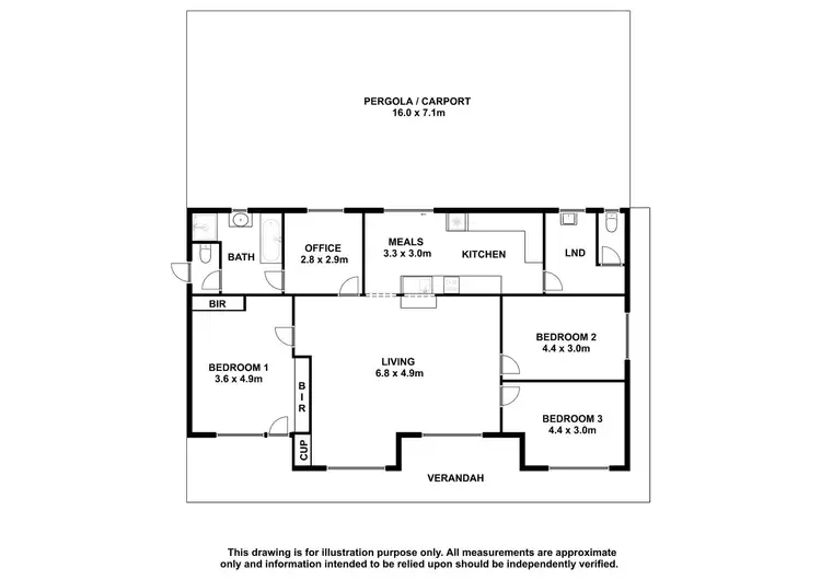 Floorplan of Homely house listing, 135 Ramsay Terrace, Bordertown SA 5268