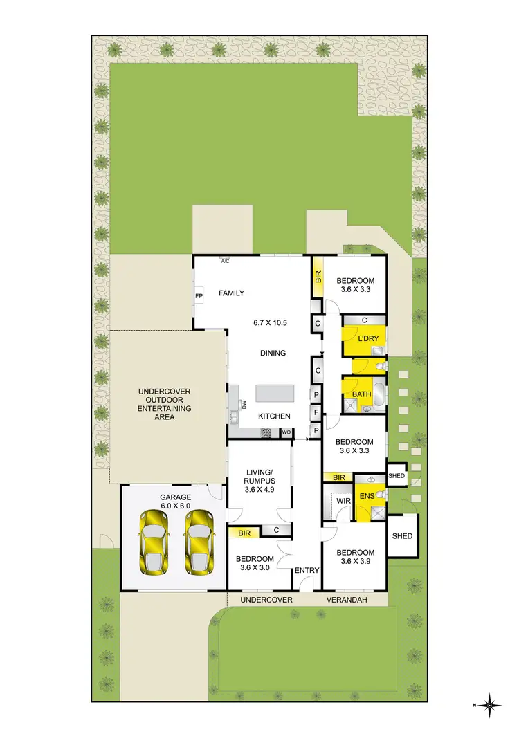 Floorplan of Homely house listing, 4 Daly Boulevard, Highton VIC 3216