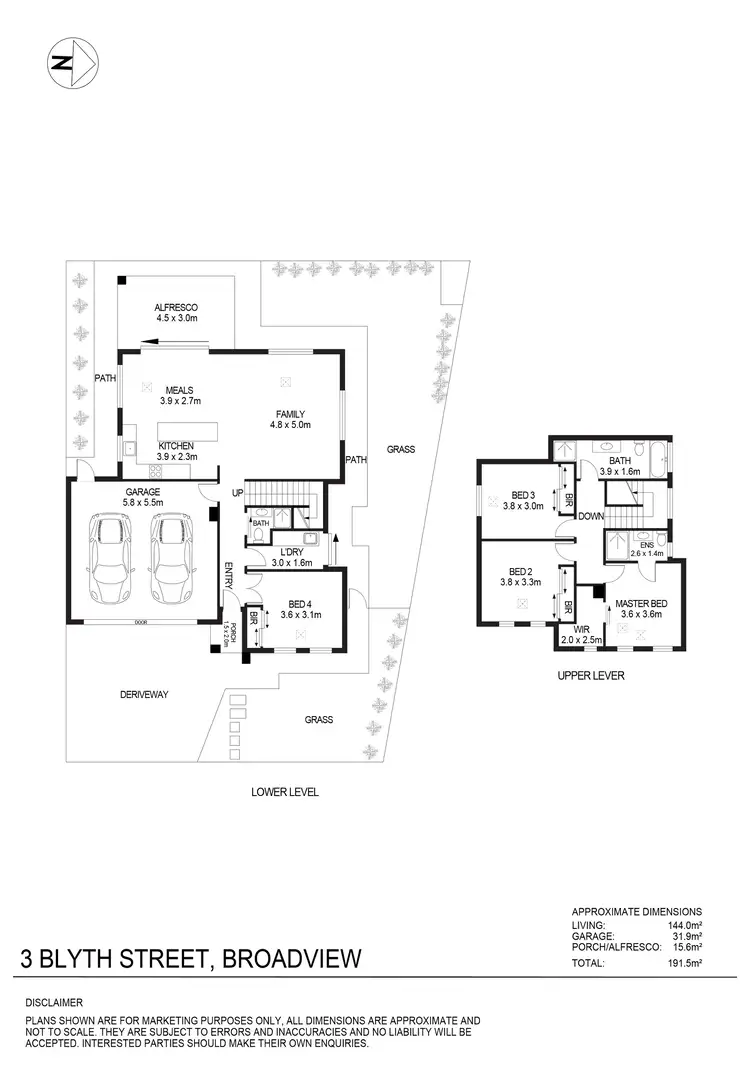 Floorplan of Homely house listing, 3 Blyth Street, Broadview SA 5083