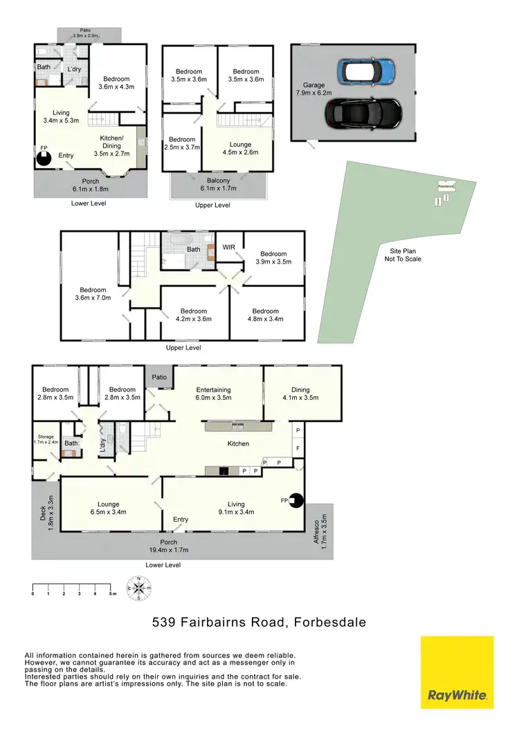 Floorplan of Homely rural property listing, 539 Fairbairns Road, Gloucester NSW 2422