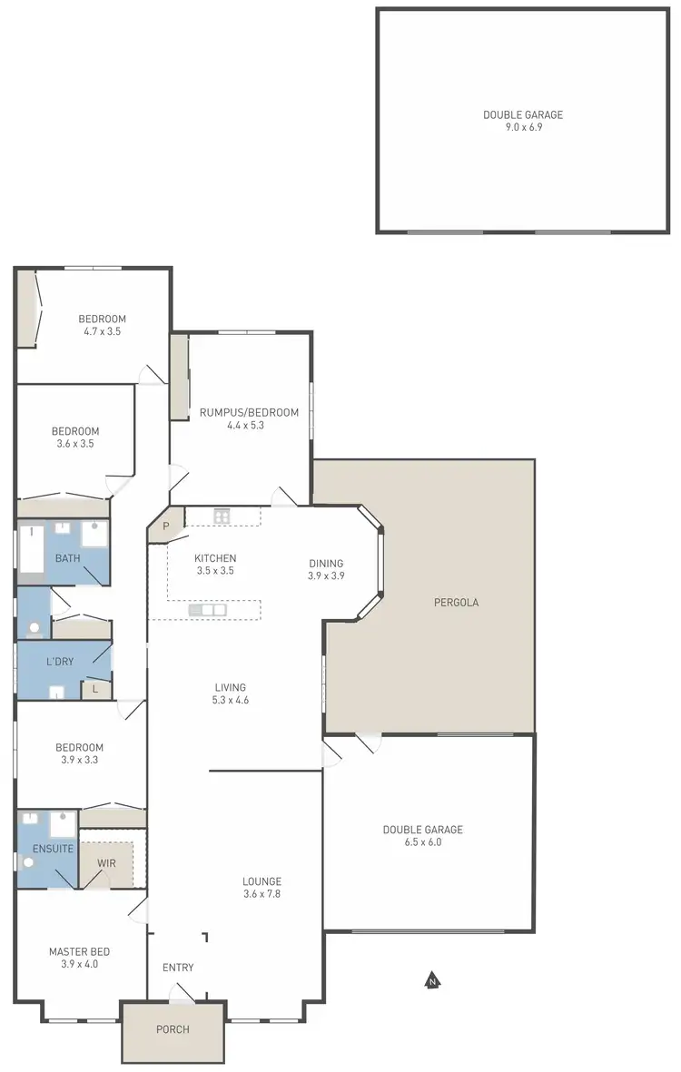 Floorplan of Homely house listing, 22 Cityview Crescent, Tarneit VIC 3029