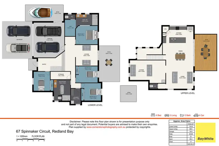 Floorplan of Homely house listing, 67 Spinnaker Circuit, Redland Bay QLD 4165
