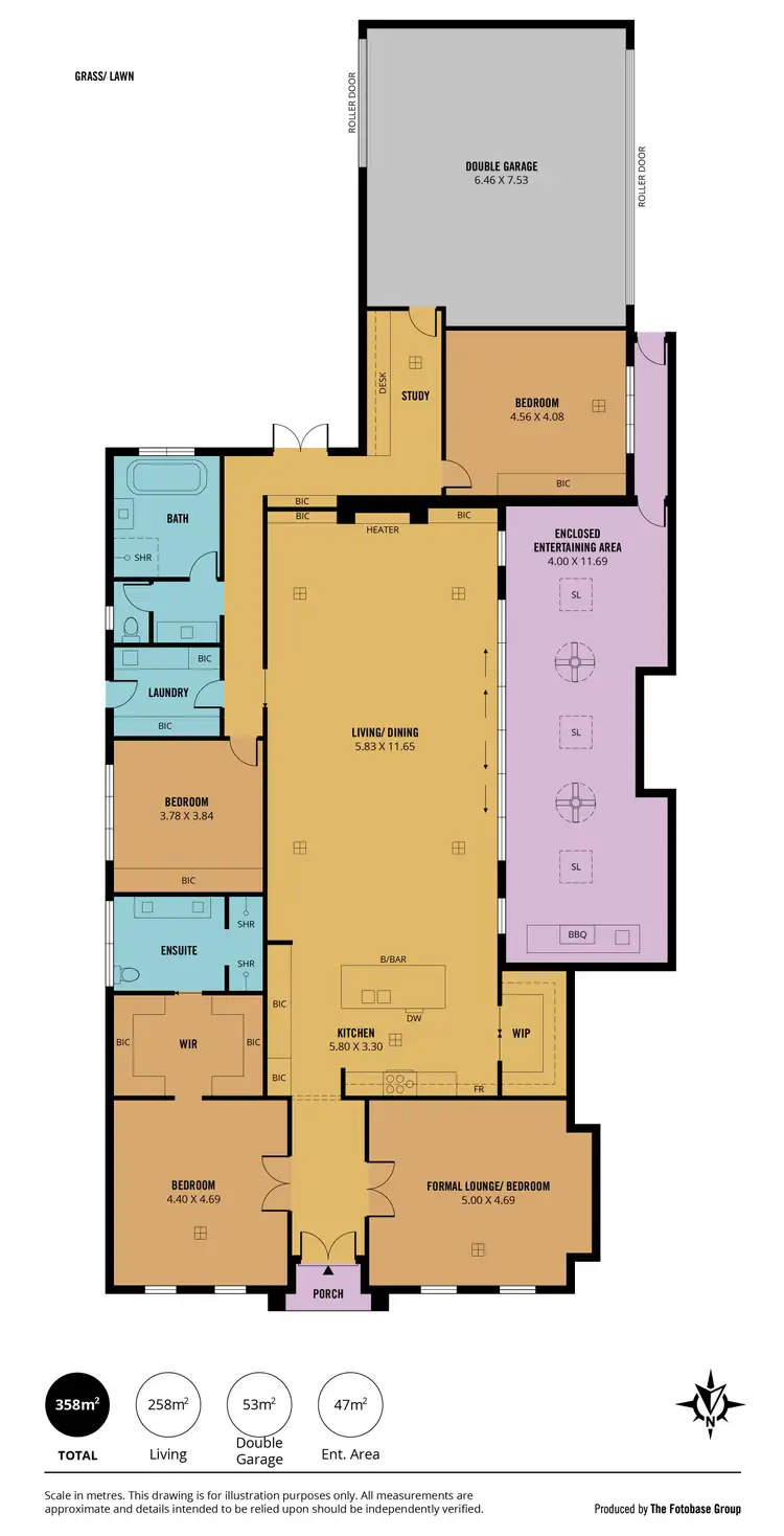 Floorplan of Homely house listing, 134 Lipsett Terrace, Brooklyn Park SA 5032