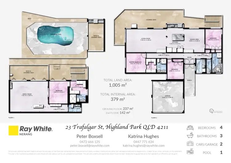 Floorplan of Homely house listing, 23 Trafalgar Street, Highland Park QLD 4211