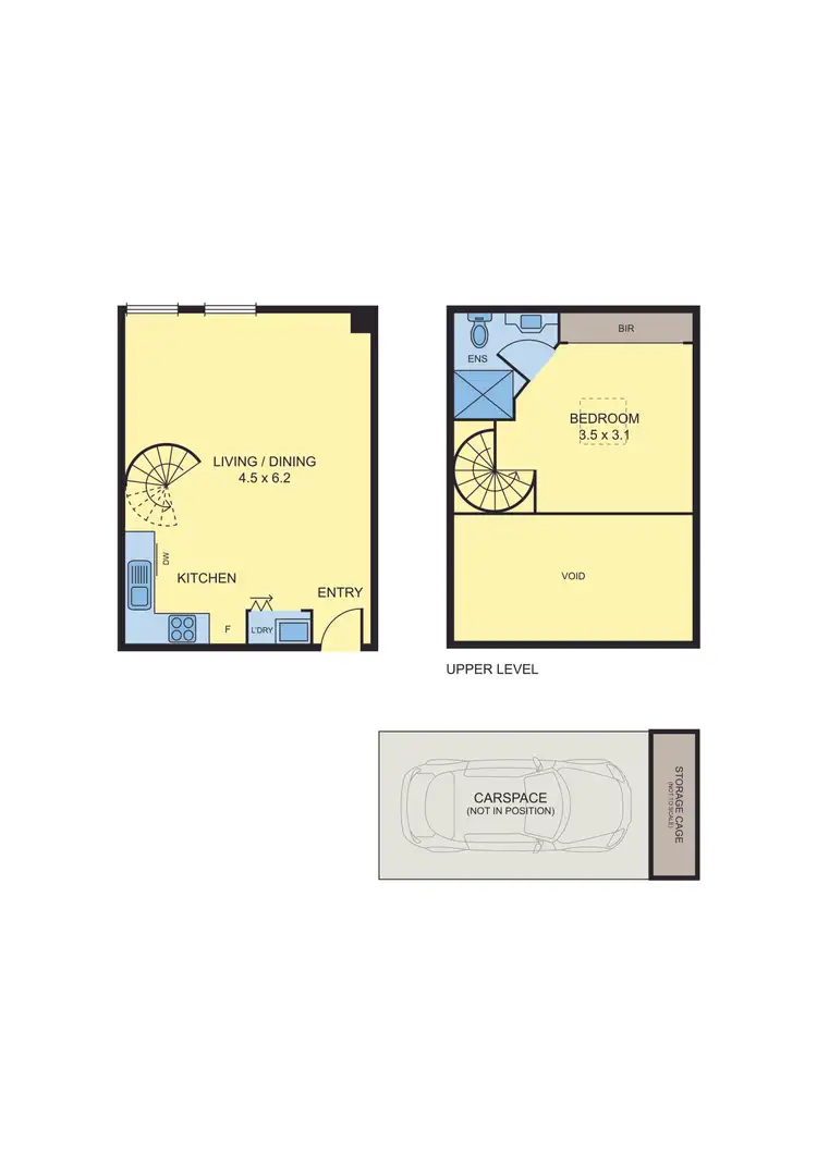 Floorplan of Homely apartment listing, 22/1 Pottery Court, Brunswick VIC 3056