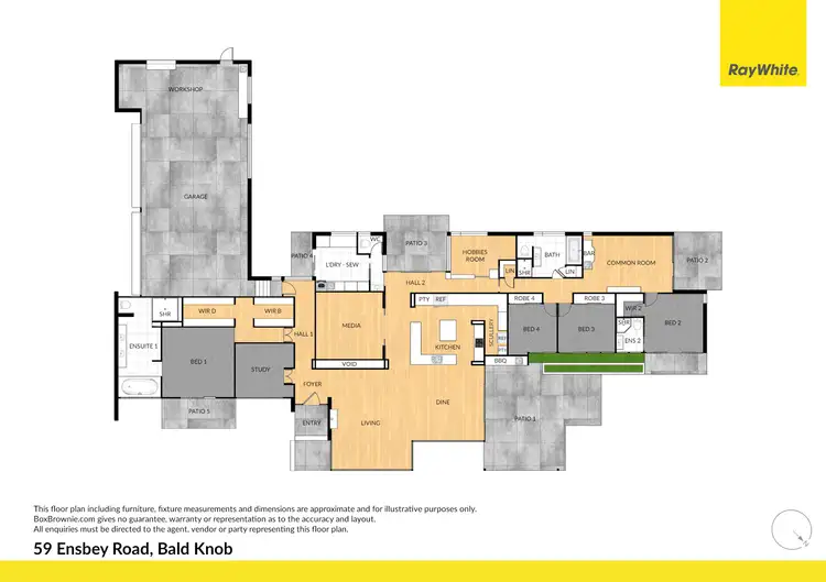 Floorplan of Homely house listing, 59 Ensbey Road, Bald Knob QLD 4552