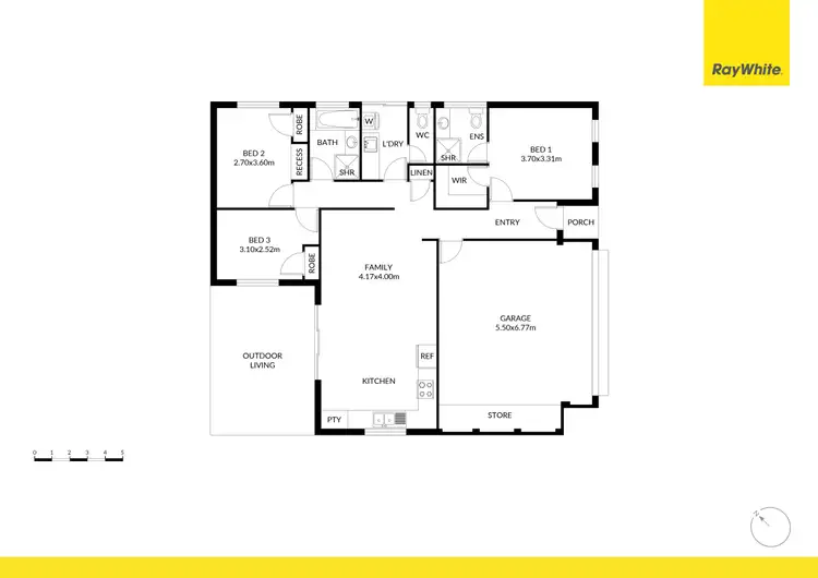 Floorplan of Homely unit listing, 2/16 Andrea Way, Queens Park WA 6107