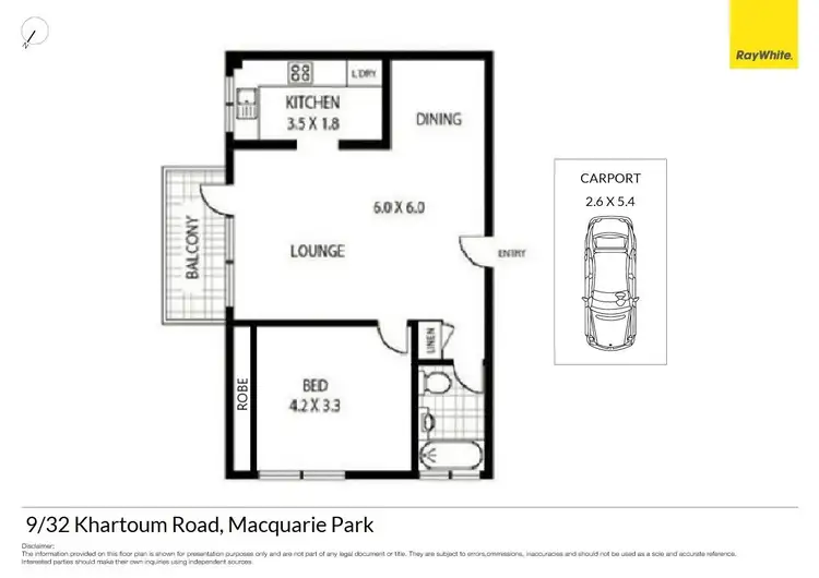 Floorplan of Homely unit listing, 9/32 Khartoum Road, Macquarie Park NSW 2113