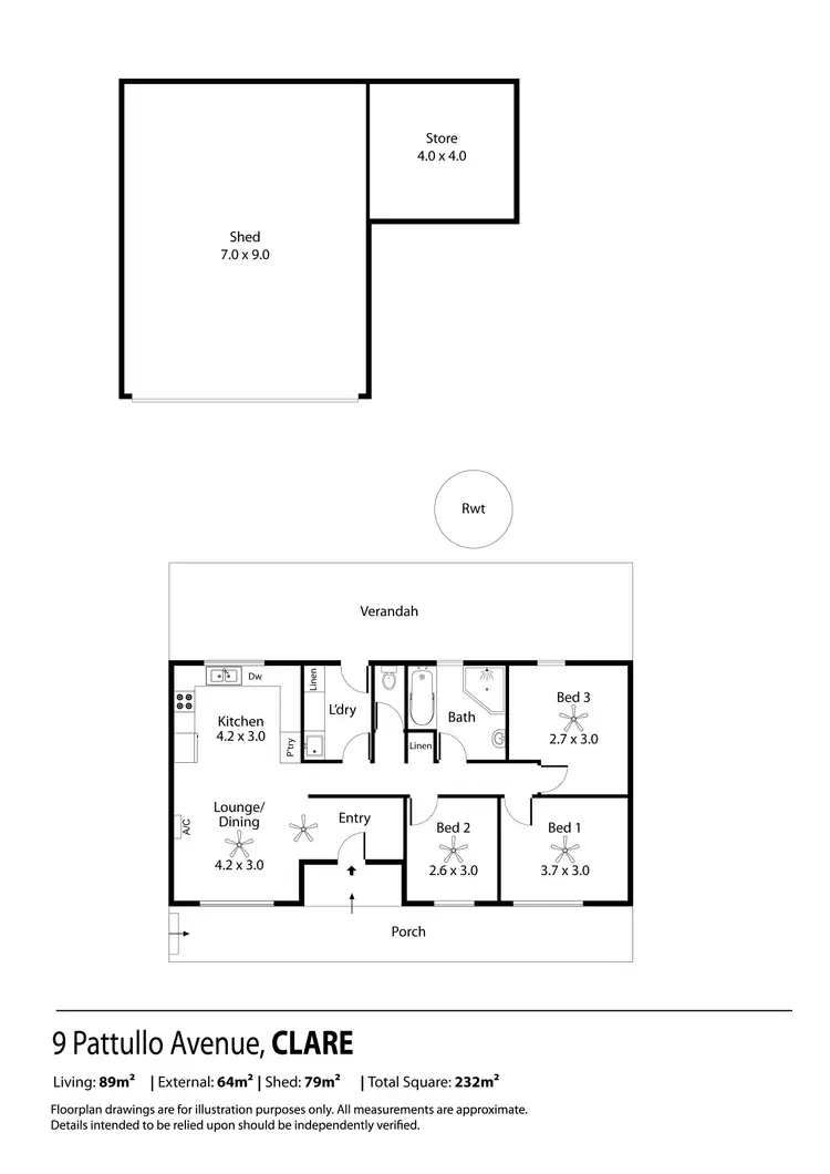 Floorplan of Homely house listing, 9 Pattullo Avenue, Clare SA 5453