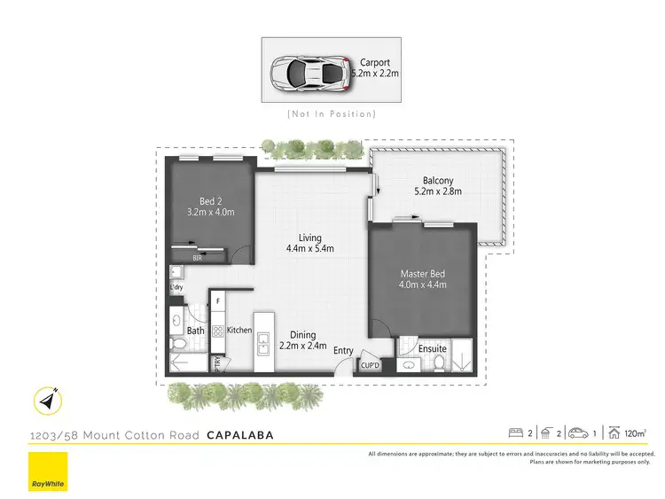 Floorplan of Homely unit listing, 1203/58 Mount Cotton Road, Capalaba QLD 4157